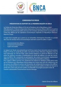 Climat des affaires rdc
